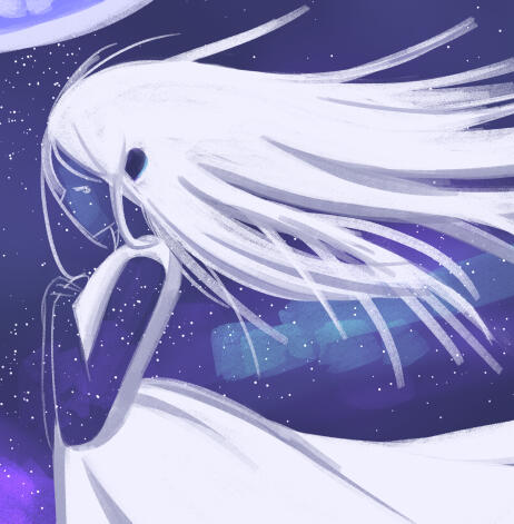 A Girl on The Moon